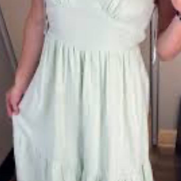 Jessica Simpson lemon color dress like new..Tried,true color on pic 1 - Picture 4 of 11